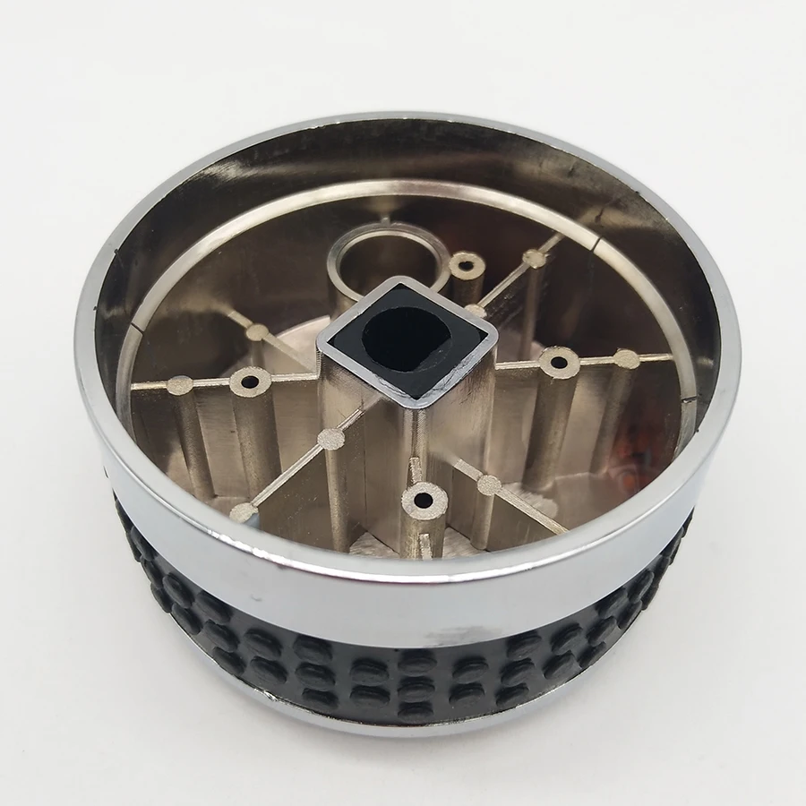 Kitchen Equipment Bright Chrome Gas Stove Plastic Adjusting Knob Potentiometer