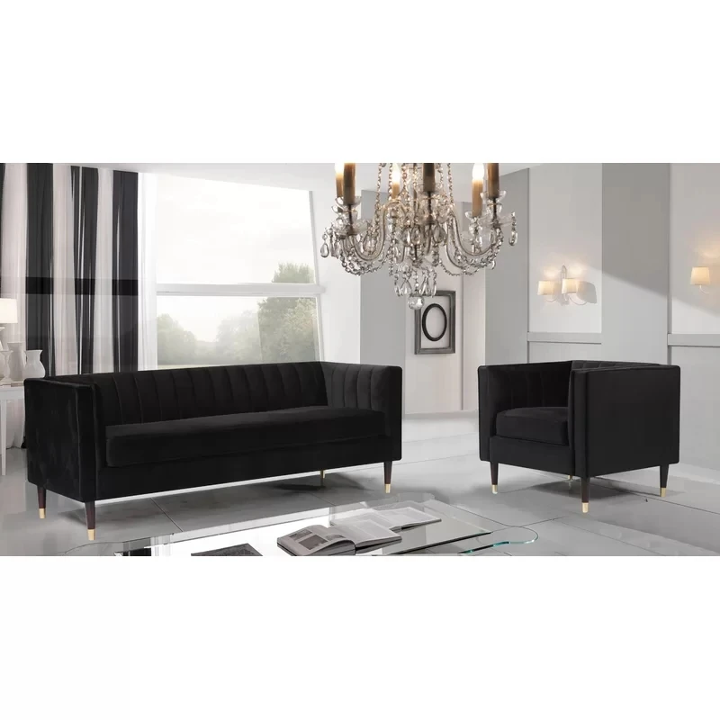 Модные наборы мебели для гостиной диван из античной ткани chesterfield