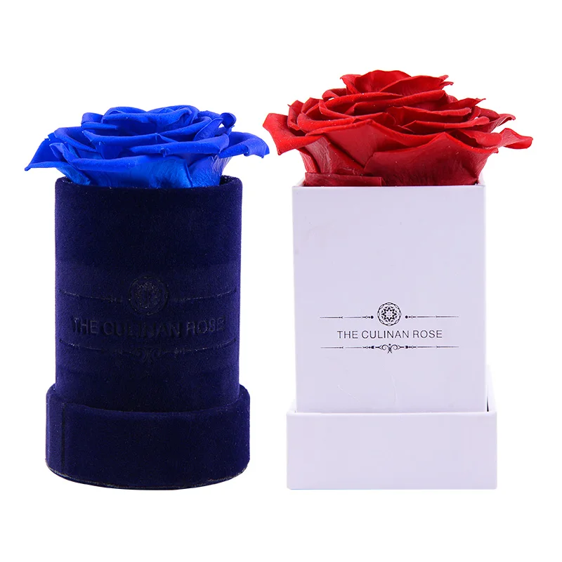 Wholesale look gorgeous forever single rose eternal flower roses natural preserved rose in  box flower