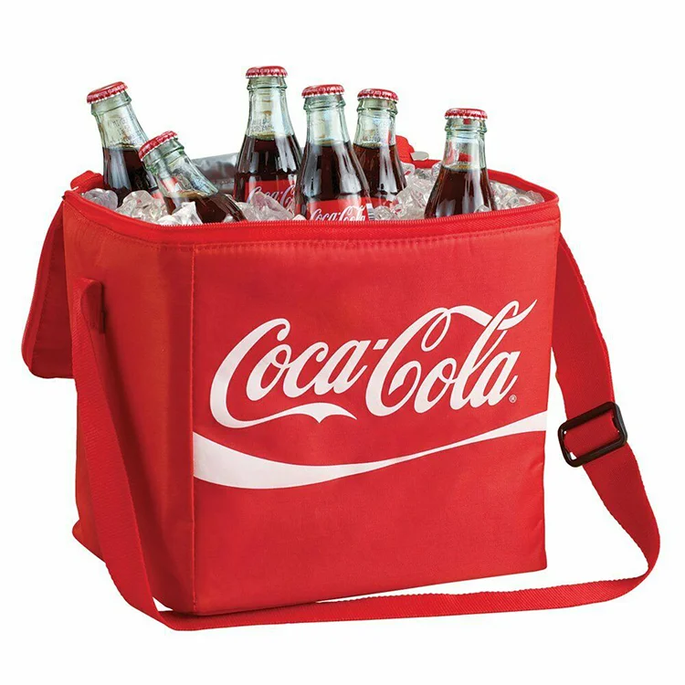 Custom Logo Designer Thermal Food Cold Drinks Beer Cola Soda Wine Insulated Waterproof Cooler Bags