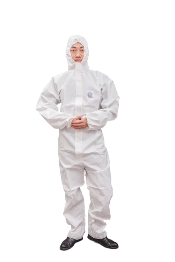 PPE Painter Spray Asbesto SMS Waterproof Hazmat Suit Paint Gown Red Type 56 PP PE Medical White PPES Disposable Overall Coverall