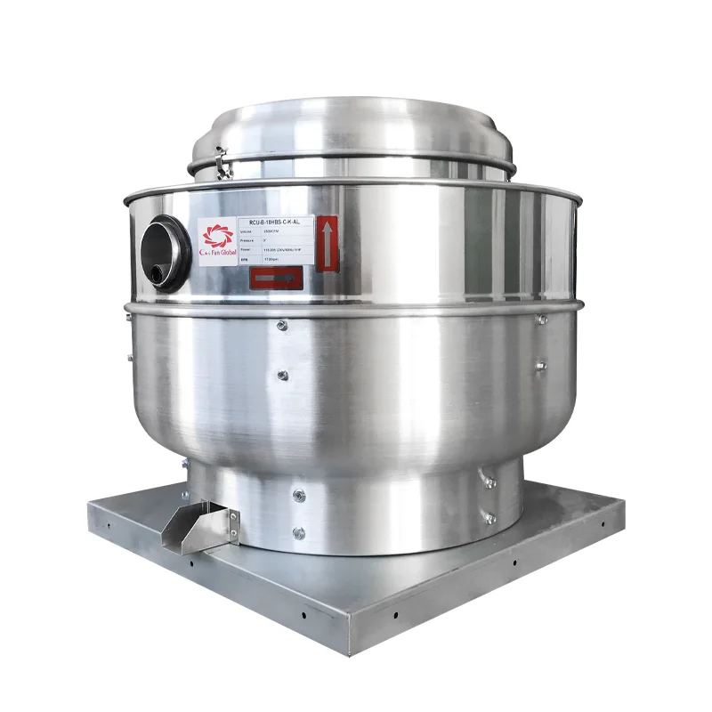 Industrial Ventilation Centrifugal Roof Exhaust Fan For Kitchen
