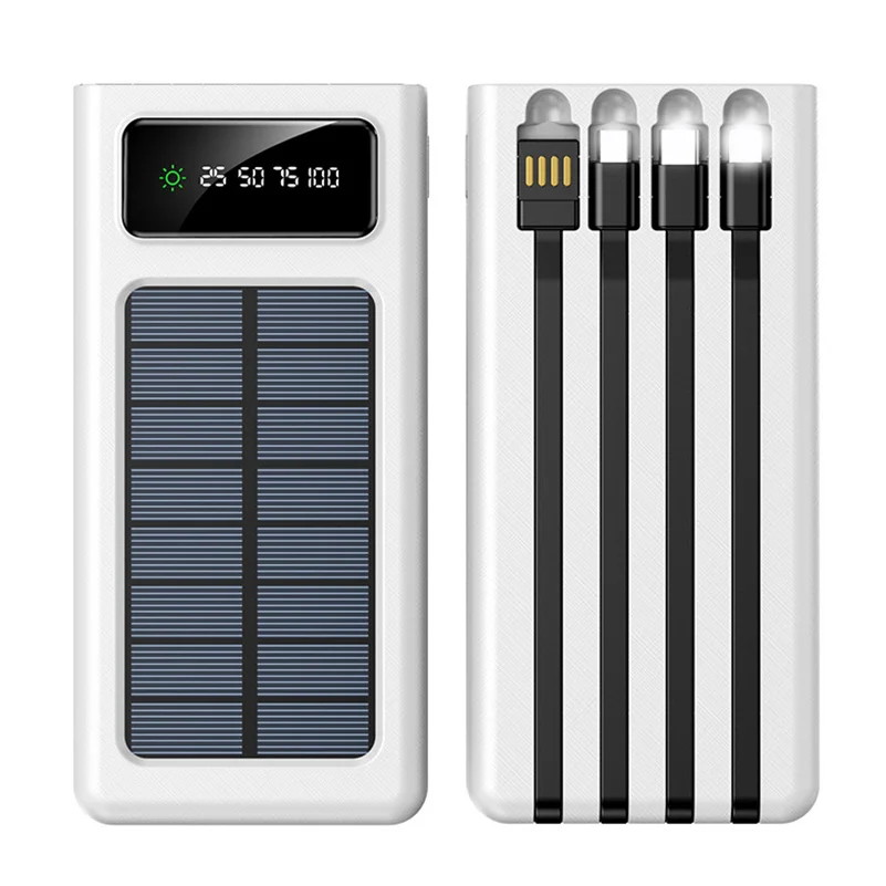 Заводская продажа непосредственно открытый солнечный Power Bank 30000 мАч большой емкости мобильный