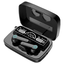 3500mah M19 TWS 5.1 Wireless Earphone Headphones Mini Earbuds With Power Bank LED Flashlight Mirror Function