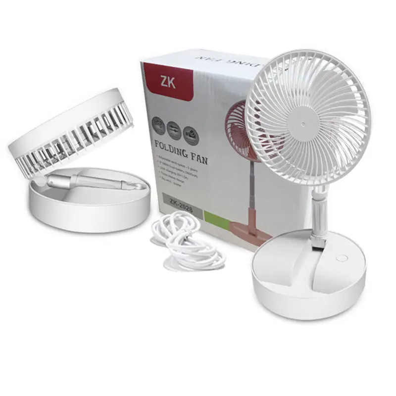 New style Foldable Standing Cooling Fan Portable Usb Handheld Stand Folding Pedestal Fan Convenient Table Fan