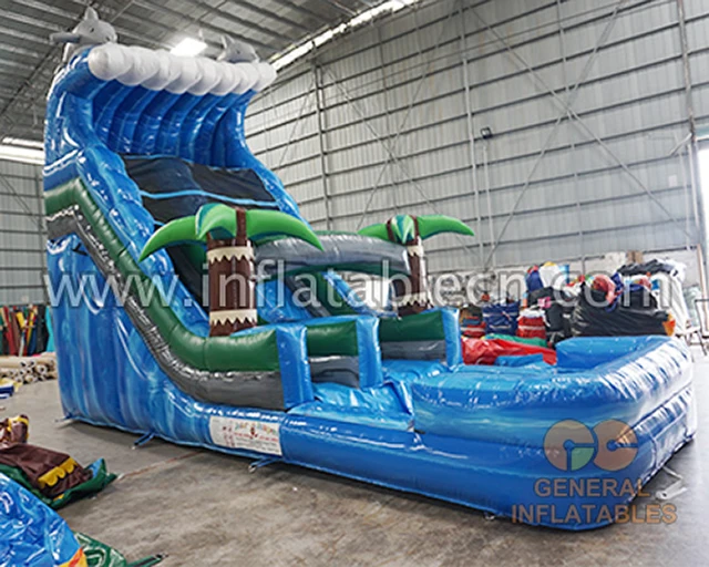 air bouncer jumping bouncy castle bounce house 18 oz commerical inflatable jungle water slide