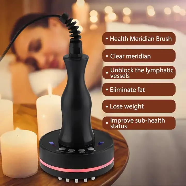 IFINE Beauty Chinese Traditional  Gua Sha Therapy Cellulite Machine Meridian Brush Scraping Massager Electric Body