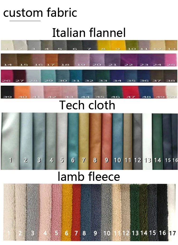 Nordic curved fabric sofa simple modern sofa for living room