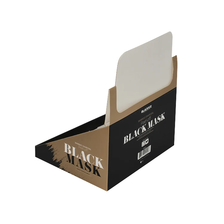 Custom Store Food Candy Pop Up Tear away Display Box Retail Cardboard Product Countertop Shelf Ready Display Shipper Box