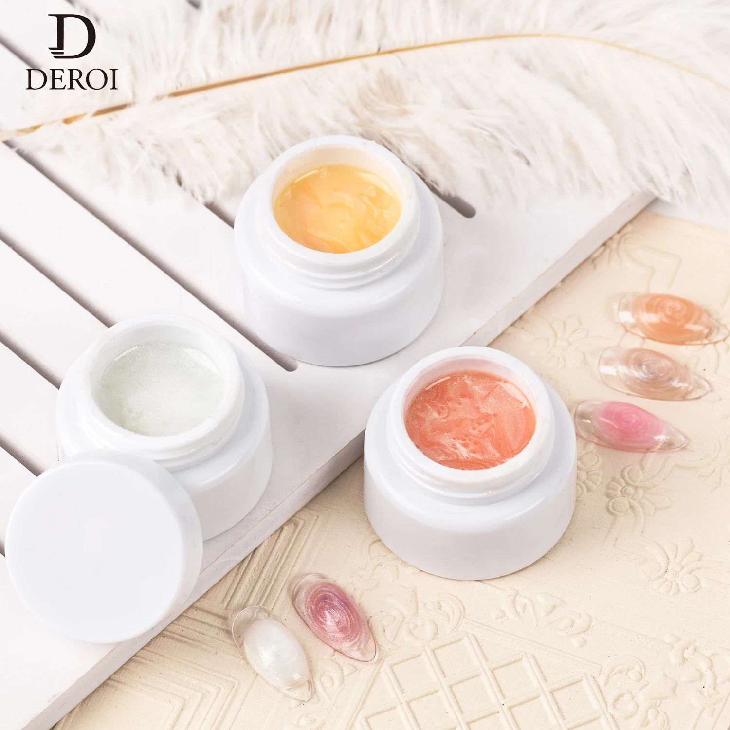 Professional Nail  Products Gel Nail Builder Quick Build Pearl Shimmer Glitter Gel Builder Factory Price UV Gel Builder