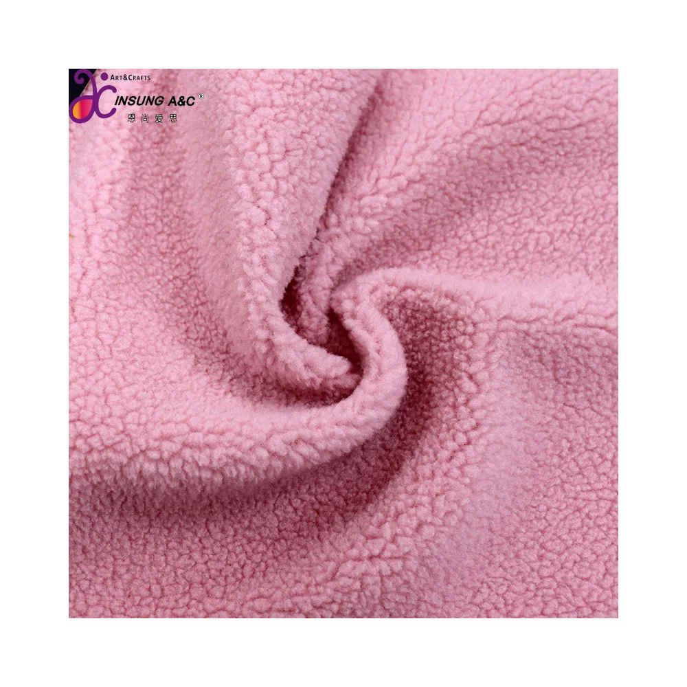 wholesale faux fur sherpa fabric for plush toy