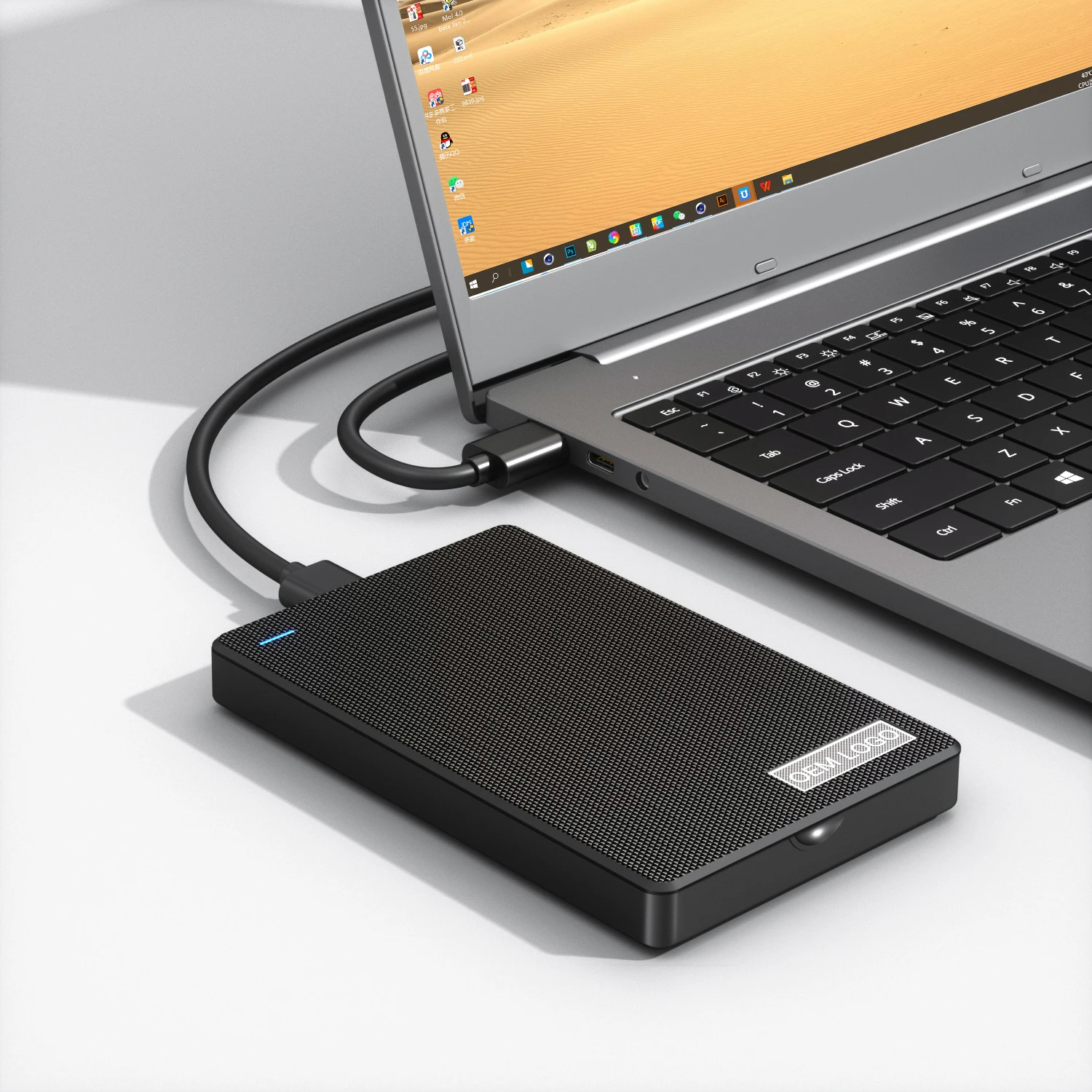 Plastic 2.5 inch HDD SSD Case SATA USB 3.0 hard drive external Enclosure for Laptop HDD SSD storage