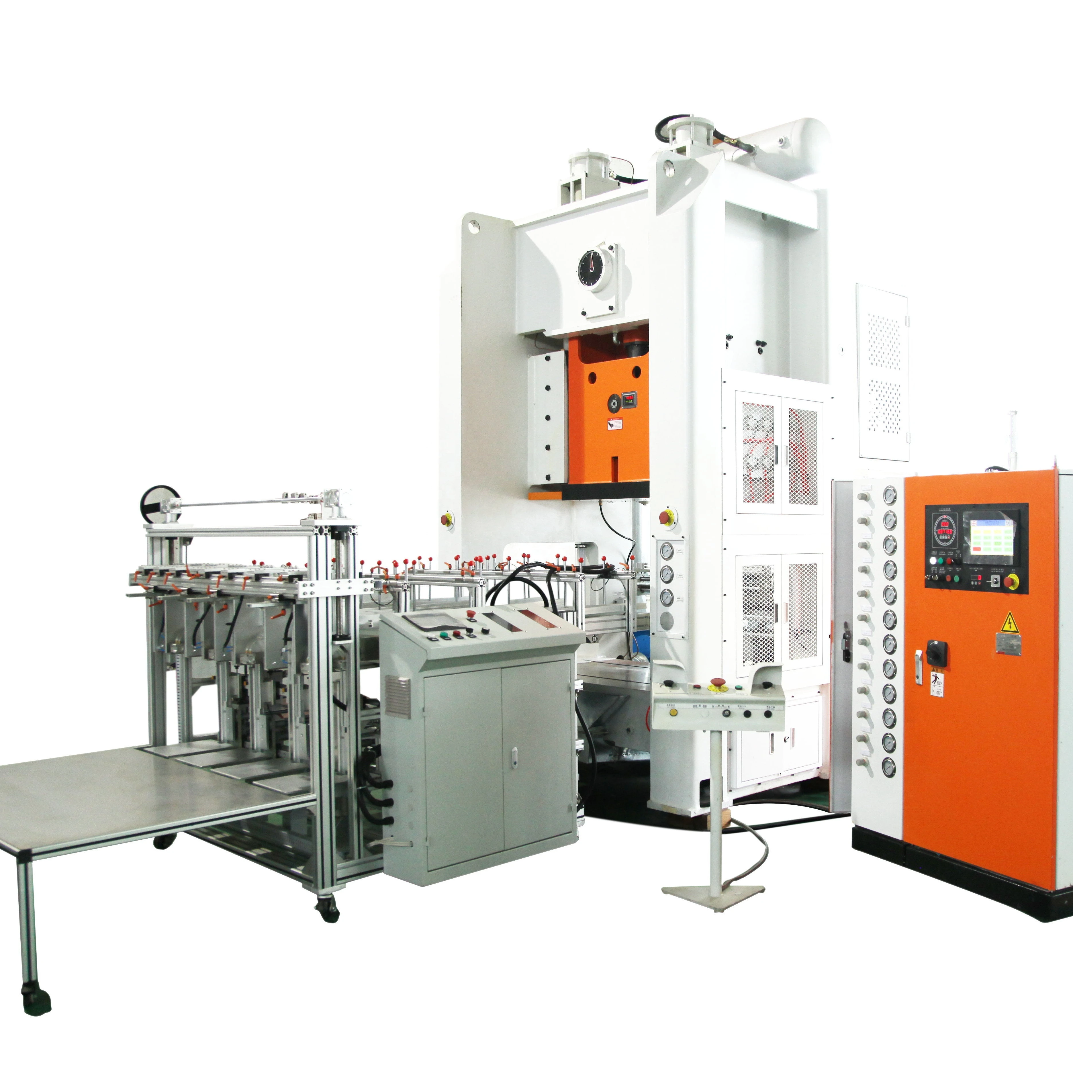 Automatic aluminum foil container making machine