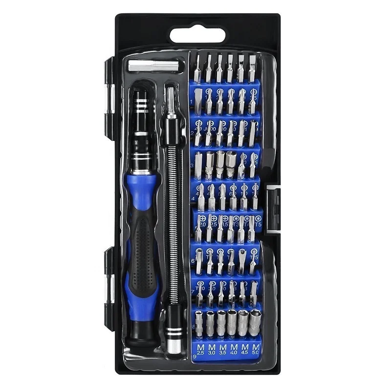 KS-8018 Professional Electronics Repair Tool Kit Magnetic Screwdriver Kit, 58 in 1 Precise Screwdriver Set