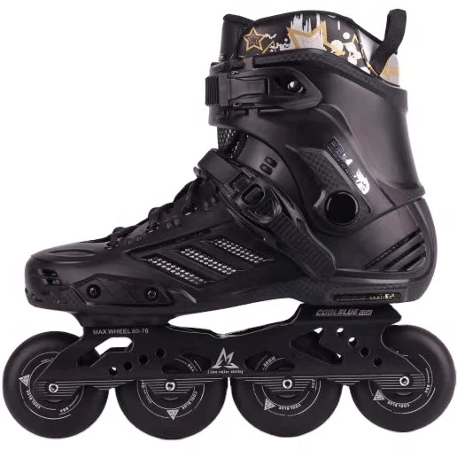 Factory Wholesale unisex adult performance Freestyle Slalom Hard Boot Inline Roller Skates For Adult
