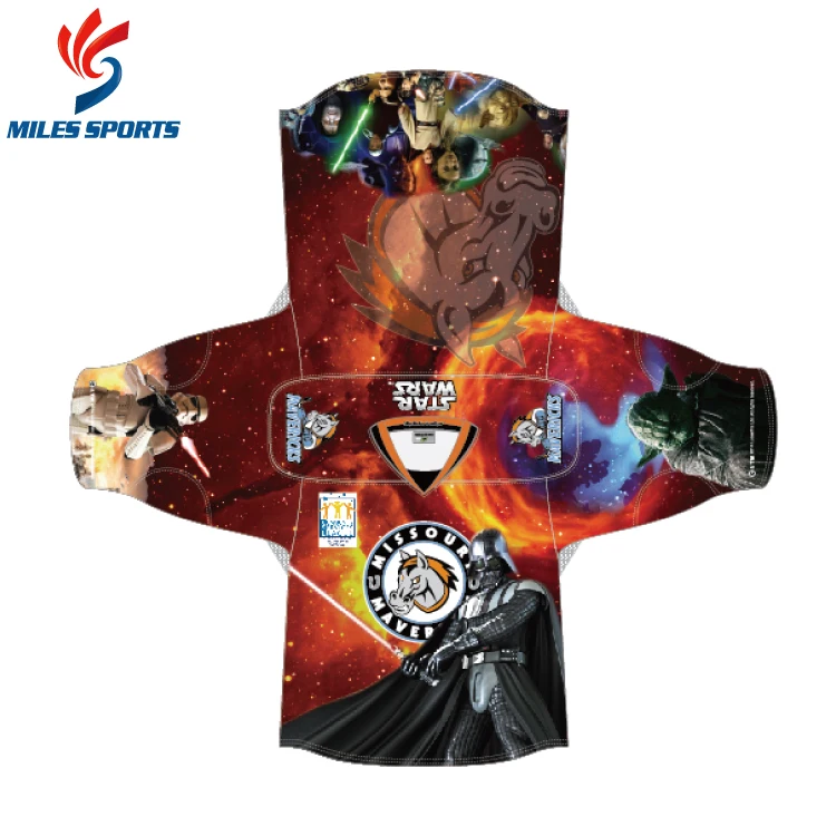 High quality Ice Hockey Jersey sublimation sublimated printing heat transfer Jersey Embroidery Stitching