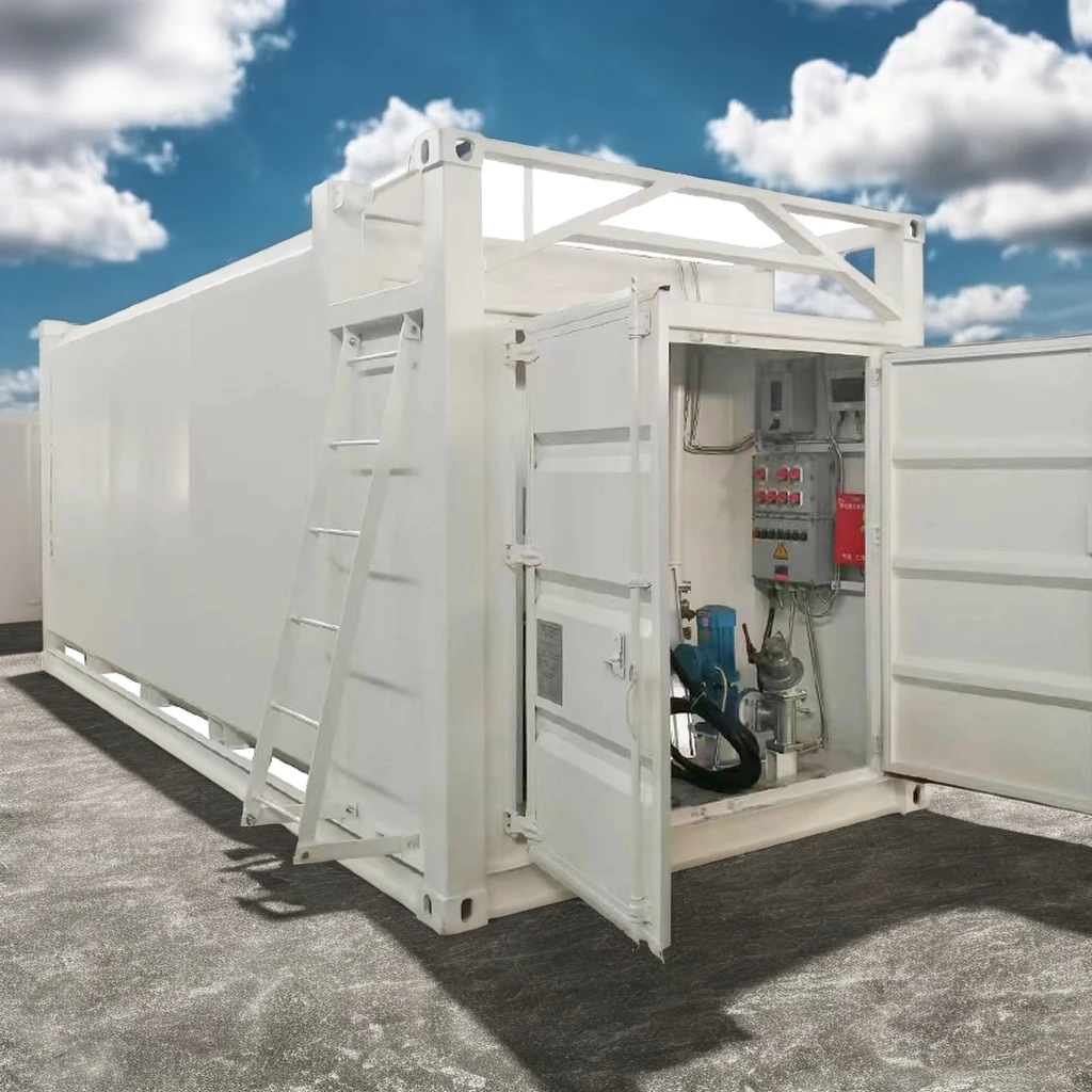 High Quality Portable Petrol and Diesel Mobile Gas Station New Condition Water Storage Tank with Pump for Manufacturing Plant