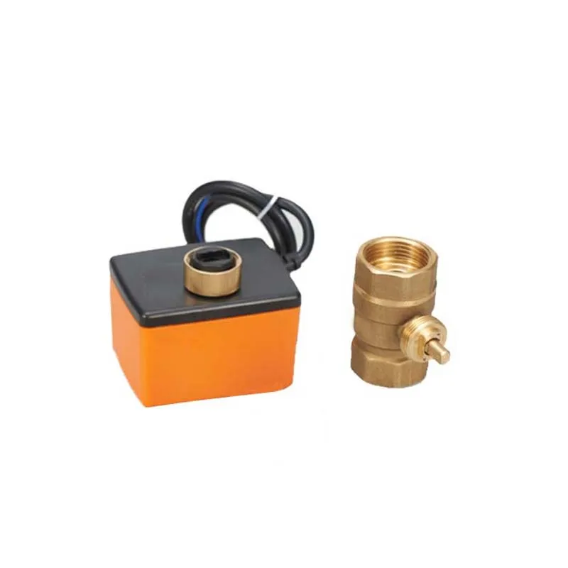 Winner Winvall Energy Conservation Heating Water Valves Mini Motorized Brass Valve 220V Electric On/off Type Control Ball Valve