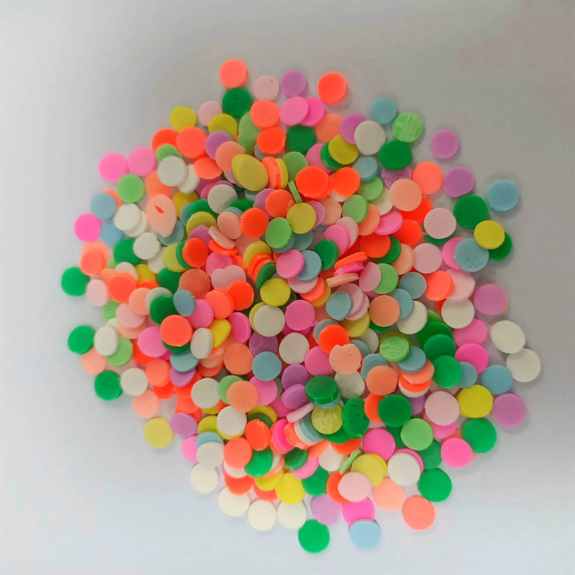 Clay  Confetti Soft PVC Candy Fruit shapes multi sequins for Slime & crafts  decoration