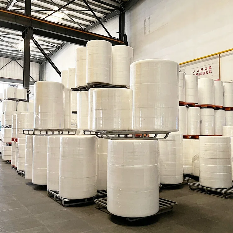 18gsm 23gsm White Soft Hydrophilic Nonwoven Roll For Sanitary Napkins
