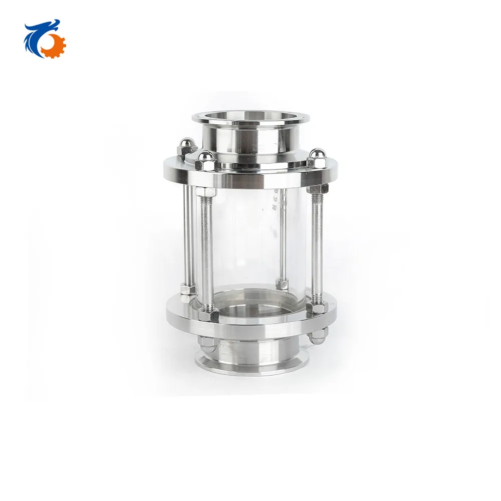 304 316L Sanitary Stainless Steel Tri Clamp Straight Type Sight Glass