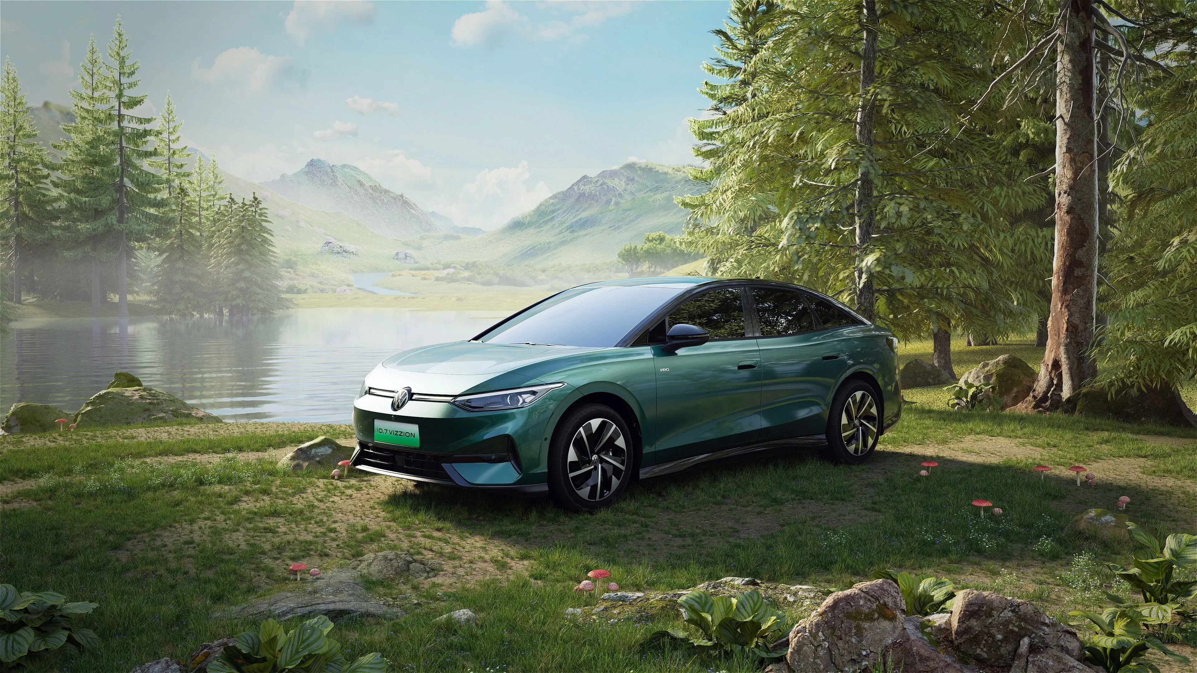 Volkswagens ID.7 Vizzion 2024 последнее издание Новый энергетический автомобиль самая продаваемая серия самые разыскиваемые покупайте автомобили сейчас