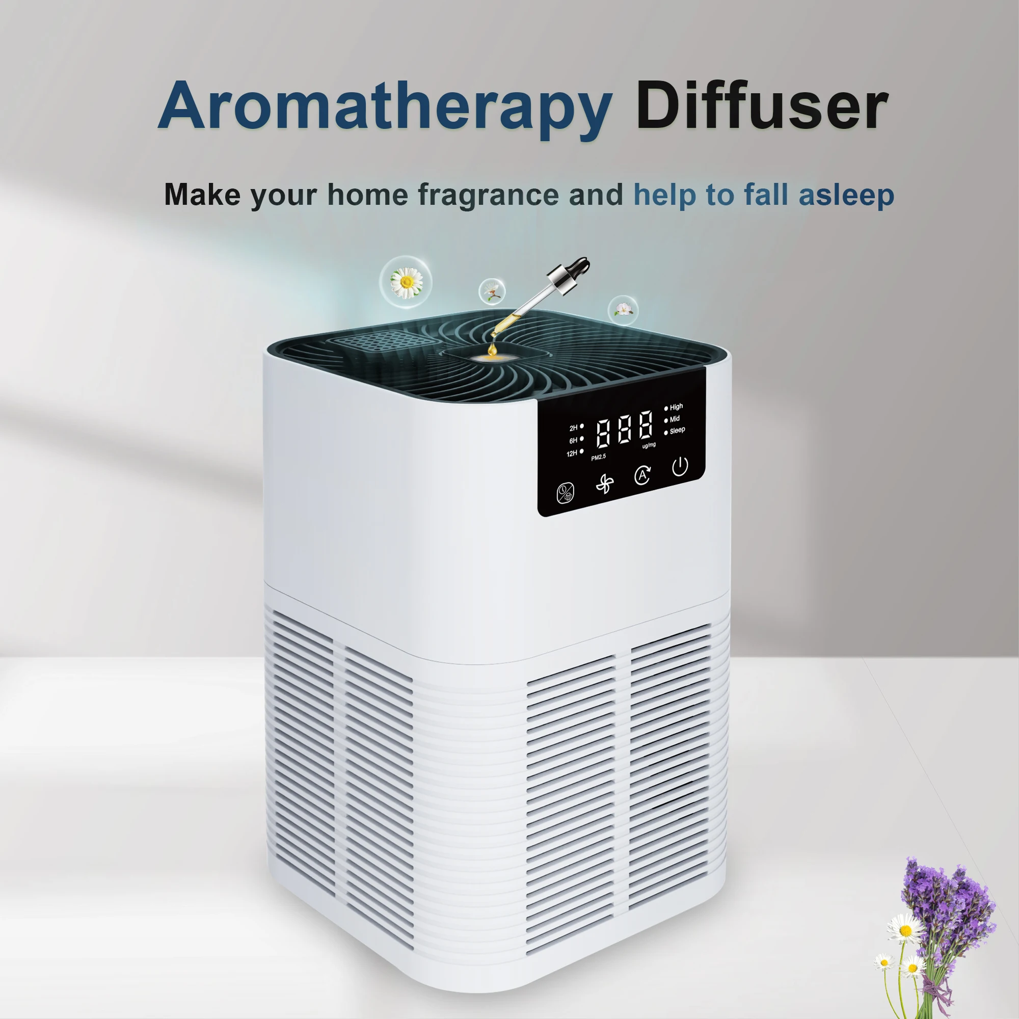 Household intelligent small HEPA carbon filter room etl direct sales wholesale price air portable air purifier for home