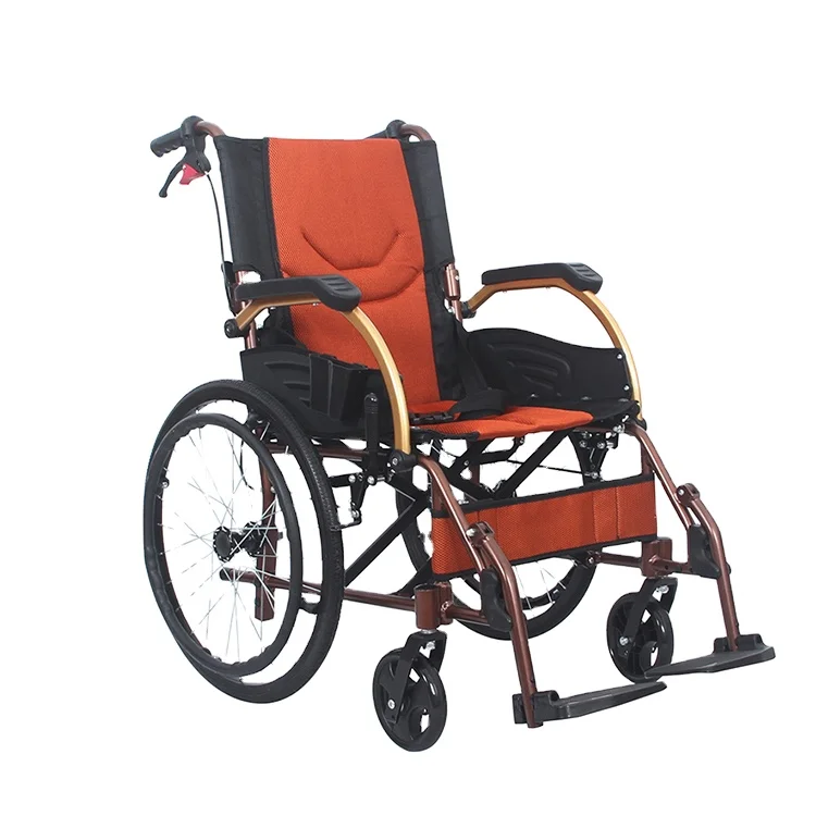 KY863LAJ-E-20 kaiyang Detachable Aluminum Foldable Manual Wheel Chair For Sale Generation Traveling Aluminum Wheelchair