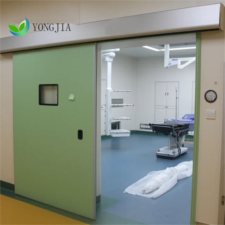 Imports Automatic Hermetic Door For Hospital Operating Room Door With Infrared Anti -clamp Safety Light
