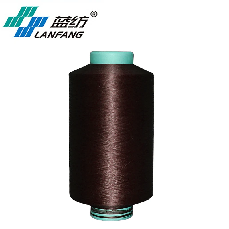 Polyester yarn  dope dyed yarn DTY Filament nim sim him 50d-600d