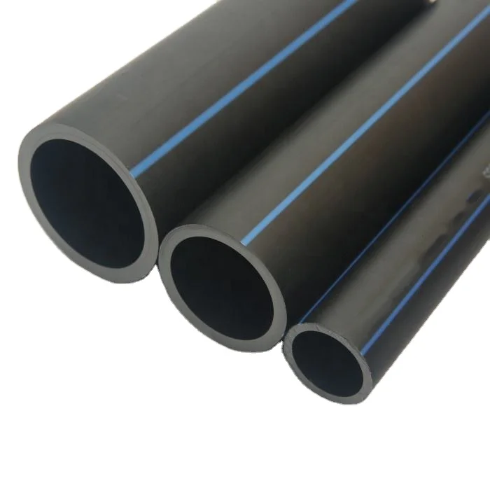 Hot selling 10 inch round Pe pipe corrosion-resistant black blue drainage pipe
