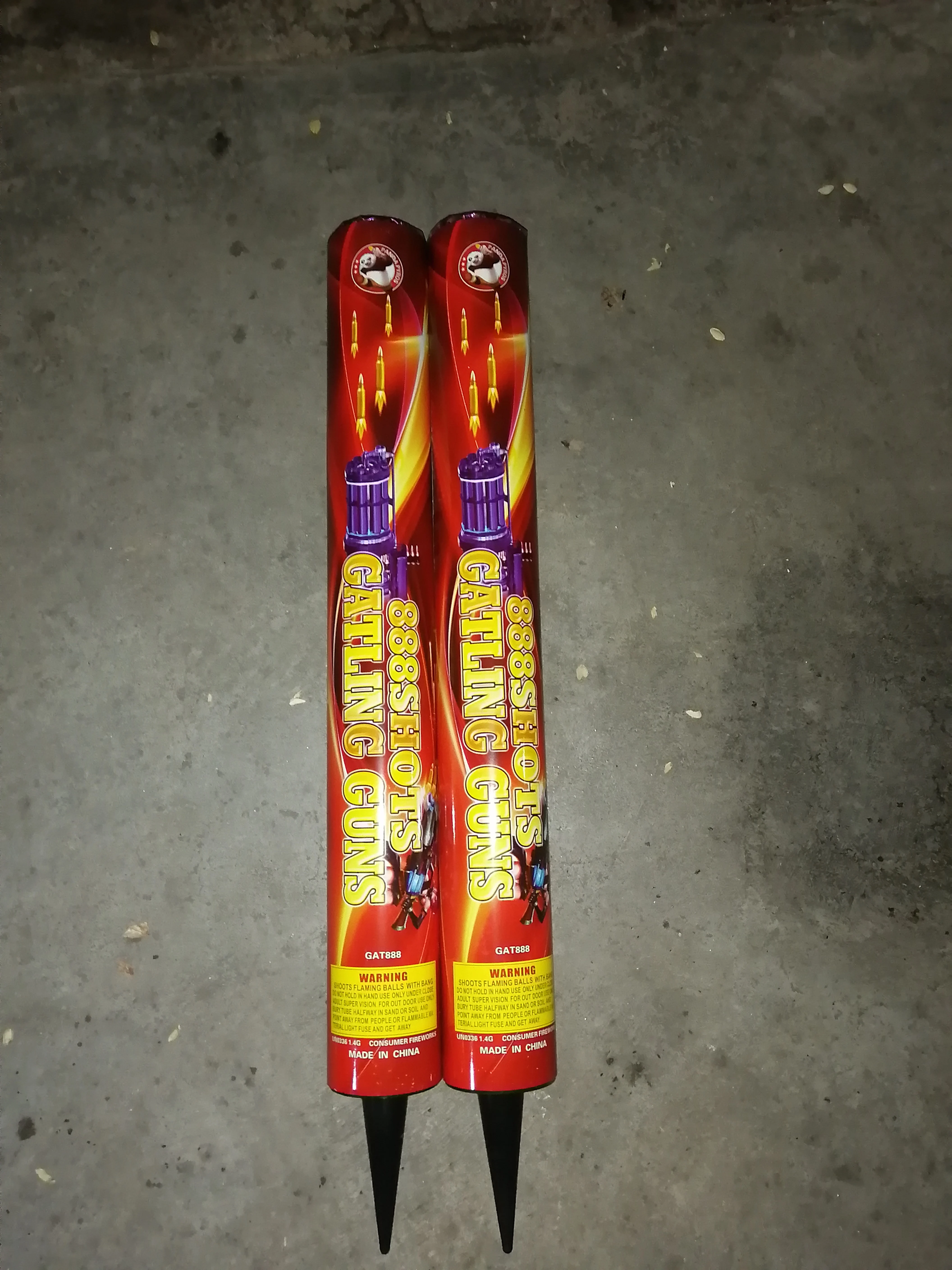 Magical shots 888 shots fireworks outdoor shooting gatling guns