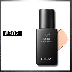 Wholesale Private Label Mens Makeup Vegan Organic Full Coverage Waterproof Concealer Man Liquid Foundation