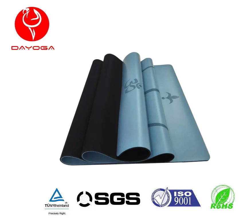 2022 Hot selling eco yoga mat non slip Vegan Leather PU yoga mat