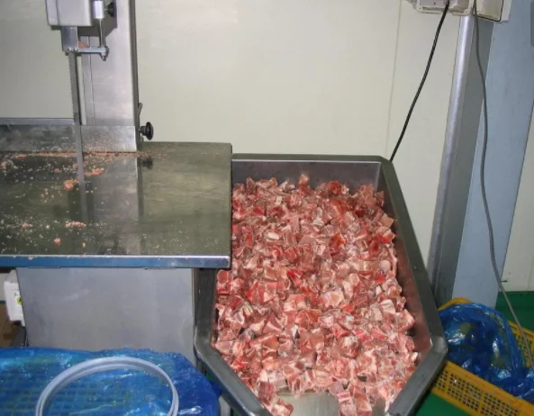 Эффективная автоматическая пила для резки костей мяса фабрики по
