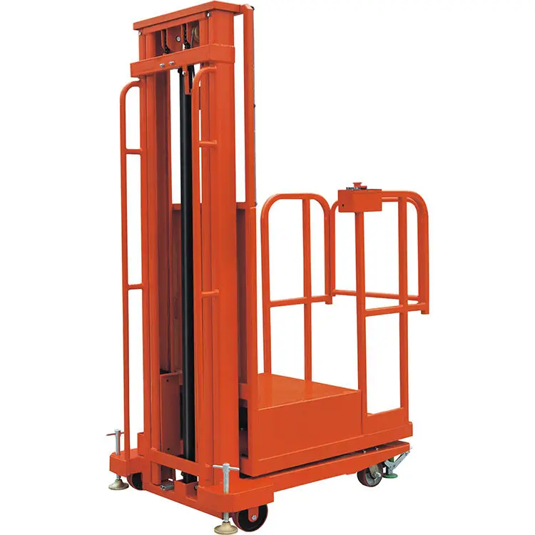 Top Selling Capacity 200 Kg Ce Certificate Machine Mini Semi Electric Order Picker Truck