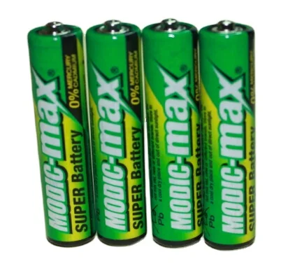 
KC certificate AAA Zinc carbon Battery AAA R03 
