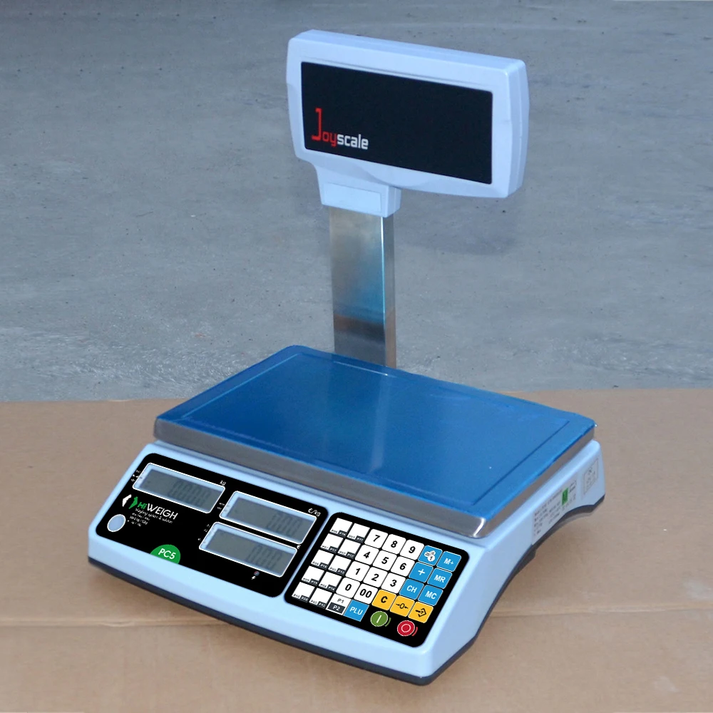 
15kg 30lb capacity Farmers market vegetable balanza electronica digital pricing scale 