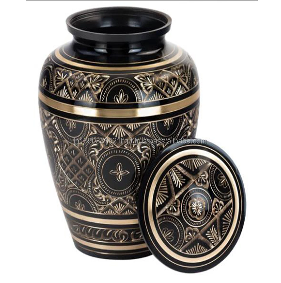 
Wholesale Wooden Metal Cremation Urns Adult Cremation Urns Funeral Urns For Ashes Memory Funeral 