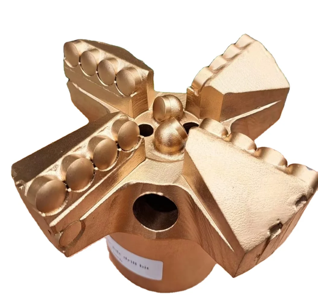 6inch four wings PDC concave drill bit PDC bits PDC blade bit for well drilling sumur bor