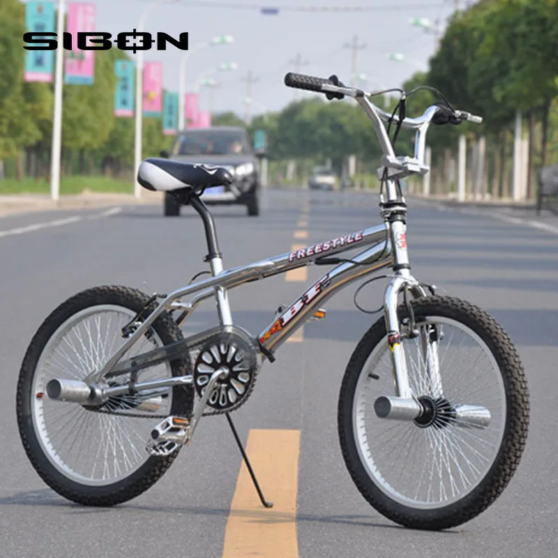SIBON B0260108 20 inch high carbon steel aluminium single wall rim rocker mini bmx bike for adult