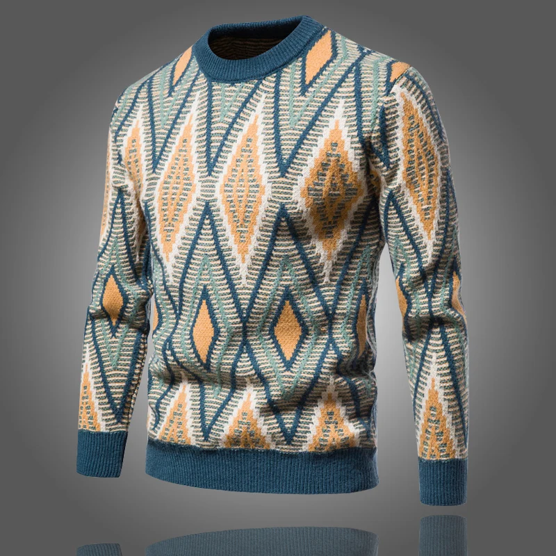 Best quality 100% cashmere yarn white pullover for winter long sleeve high neck knitted man sweater