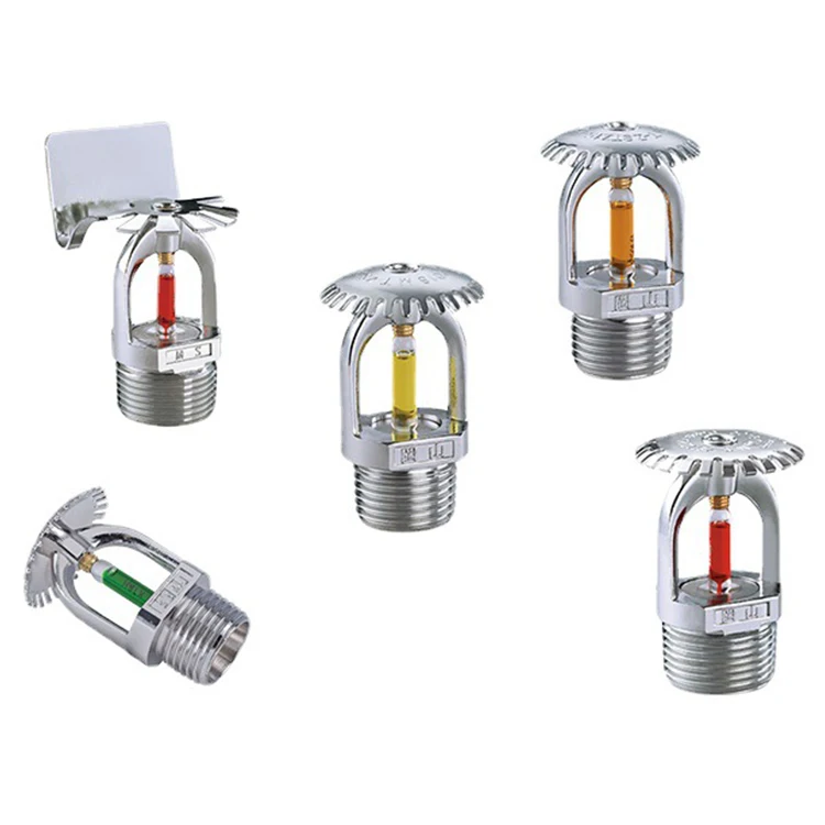 Hot sale DN15 68 Degree CA fire protection Chrome Finished Material fire sprinkler