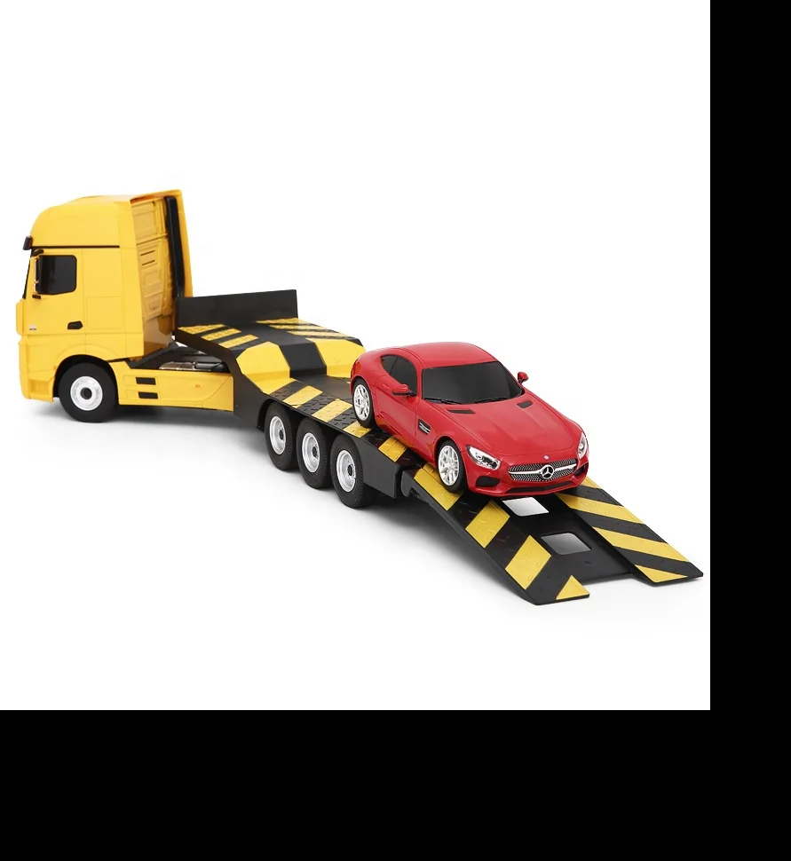 2021 new style   remote control car kids toy for children rc truck and trailer with rc truck