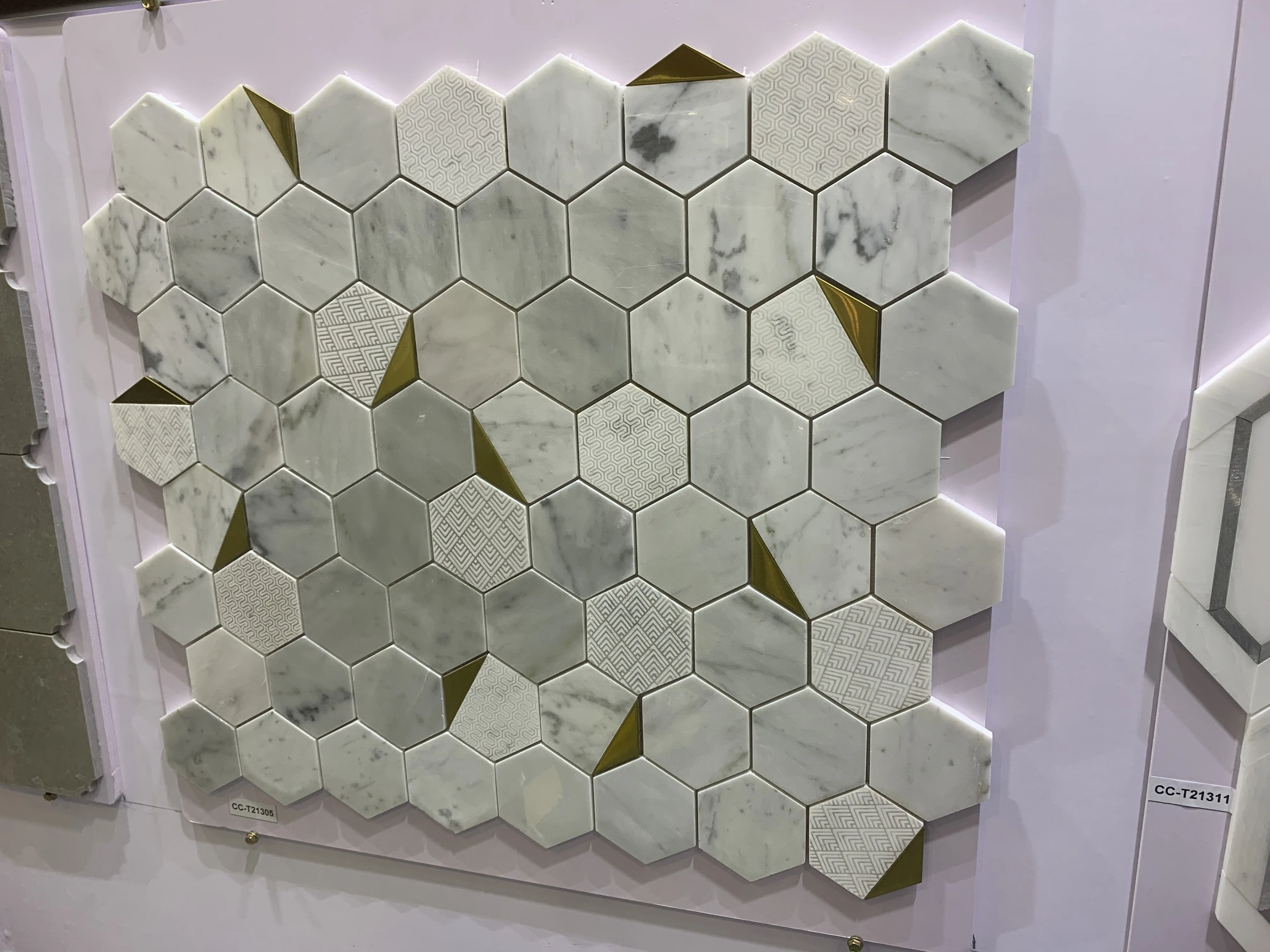 Плитка для бассейна керамическая мозаика внутреннего наружного дизайна мраморный водоструйный медальон