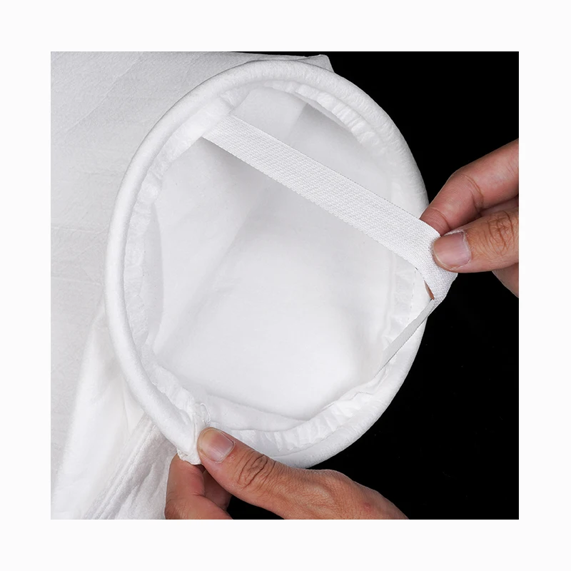 Factory Direct&Support OEM 0.1 1 5 100 micron NMO PP PE  PTFE filter bag with Plastic ring or stain for Water Filter bag Housing
