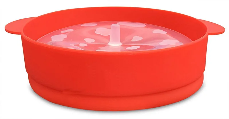 High Quality DlY Collapsible Silicone Microwave Hot Air Popcorn Bowl Folding Maker Healthy