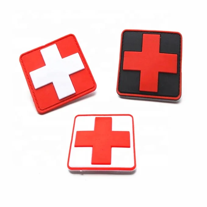 OEM factory pvc rubber patch custom police pvc patches