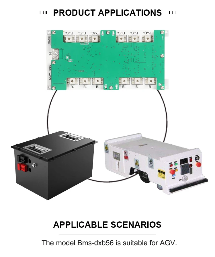 6s 7s 10s 15s 25s 150a 200a 36v 48v CAN/UART/RS485 .High power design.Connect to the PC software or App.