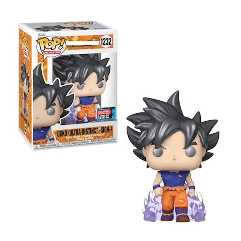 Funko Pop Animation Dragon-Balls 1211 1232 GOKU ULTRA INSTINCT Action Figure Vinyl Model Figurine Toy Collection Cute Doll Gift